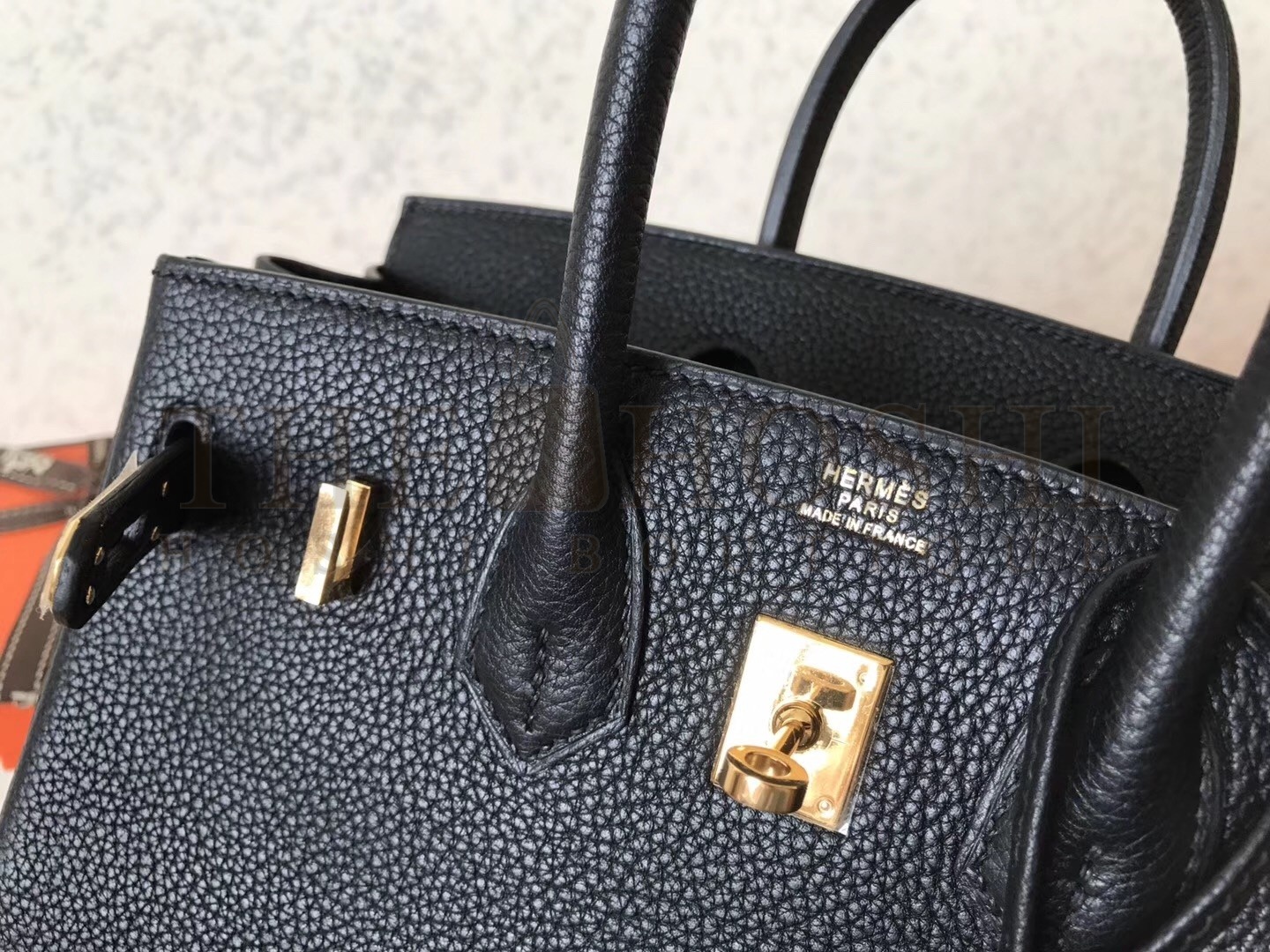 H**me5 Black Birkin 25cm Clemence Handmade Bag Master Quality