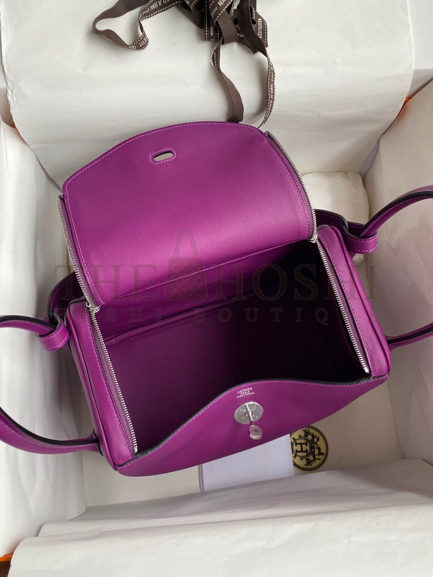 H**me5 Lindy 26 Handmade Bag In Anemone Swift Calfskin Master Quality