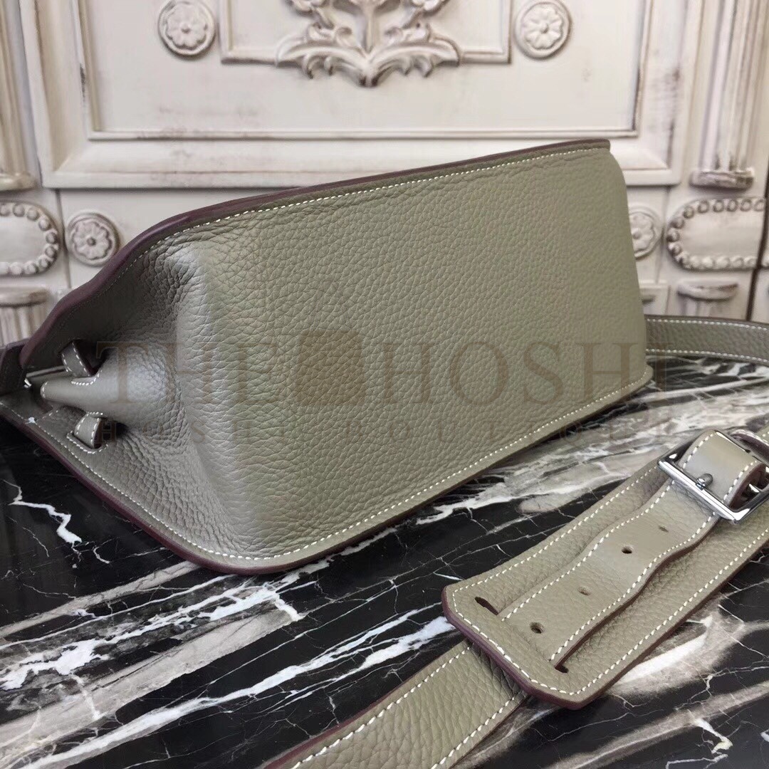 H**me5 Grey Clemence Jypsiere 28cm Bag Master Quality