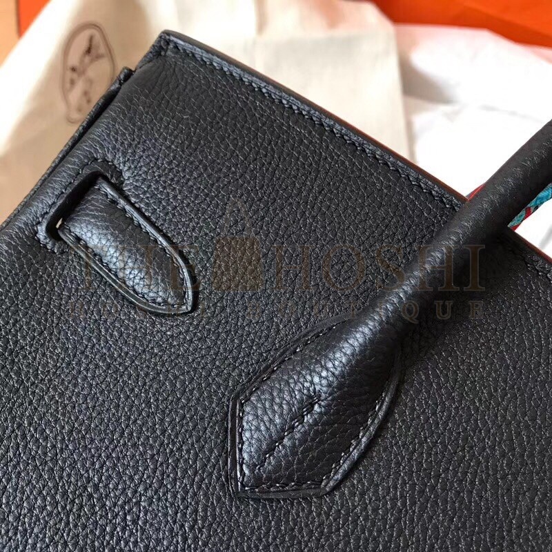 H**me5 Noir Birkin 30cm Clemence Handmade Bag Master Quality
