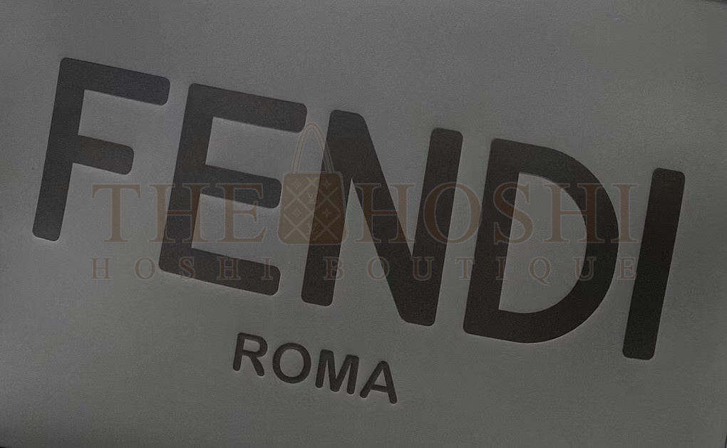 F**di Sunshine Medium Tote Bag In Grey Calfskin Master Quality