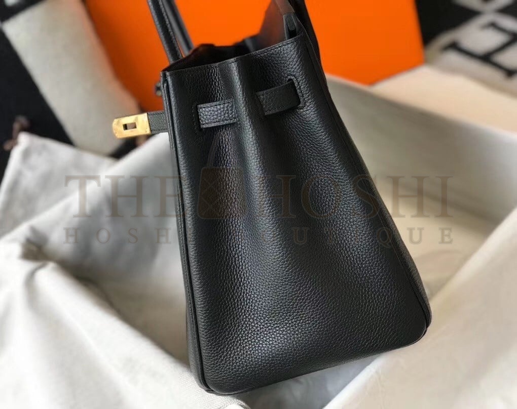 H**me5 Birkin 35 Bag in Black Clemence Leather with GHW Master Quality