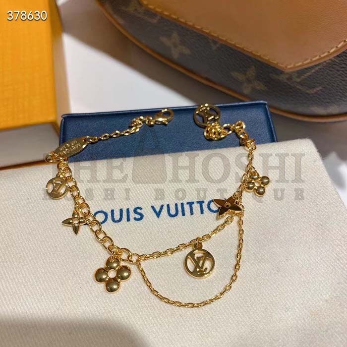 L0vis Vvtt0n Women LV Blooming S*pple Bracelet Brass Monogram Flowers LV Circle Master Quality