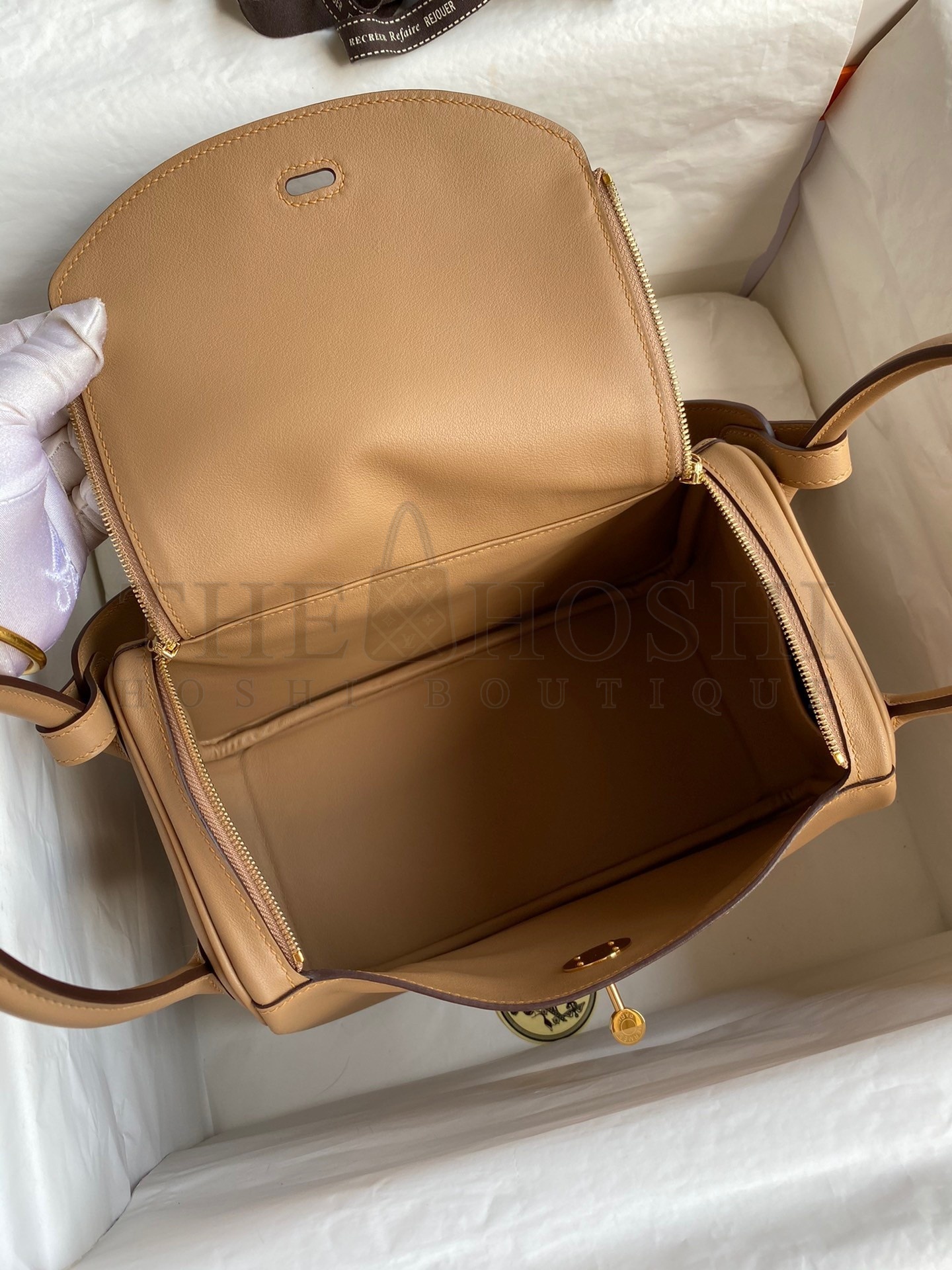 H**me5 Lindy 26 Handmade Bag In Chai Swift Calfskin Master Quality