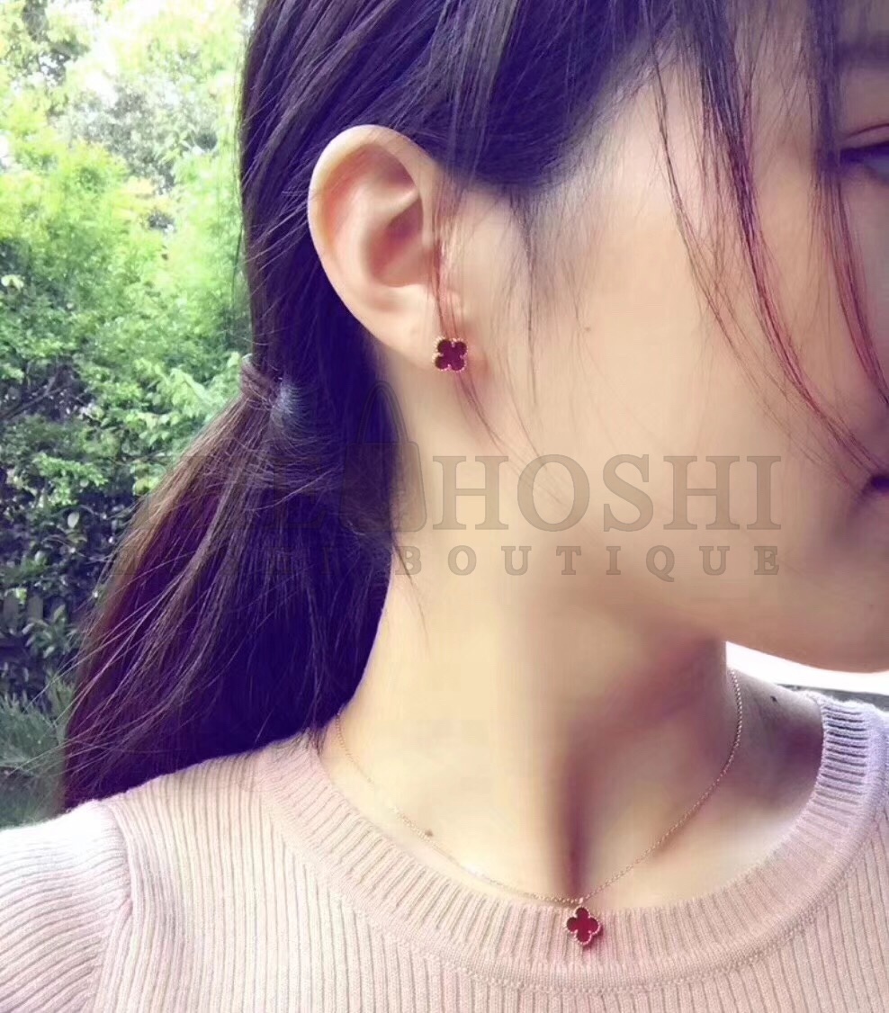 V*n Cl**f & Arpels Small Clover Earrings, Sweet Alhambra earstuds Master Quality