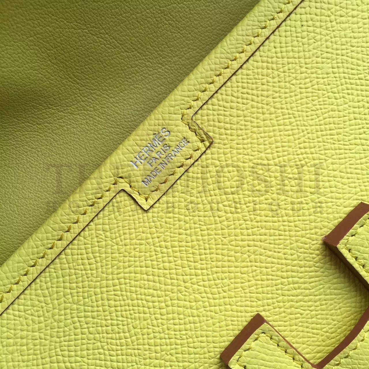 H**me5 Yellow Epsom Jige Elan 29 Clutch Bag Master Quality