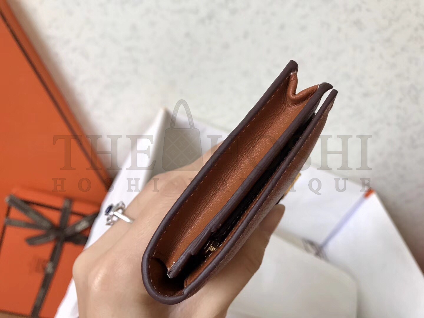 H**me5 Gold Swift Bearn Gusset Wallet Master Quality