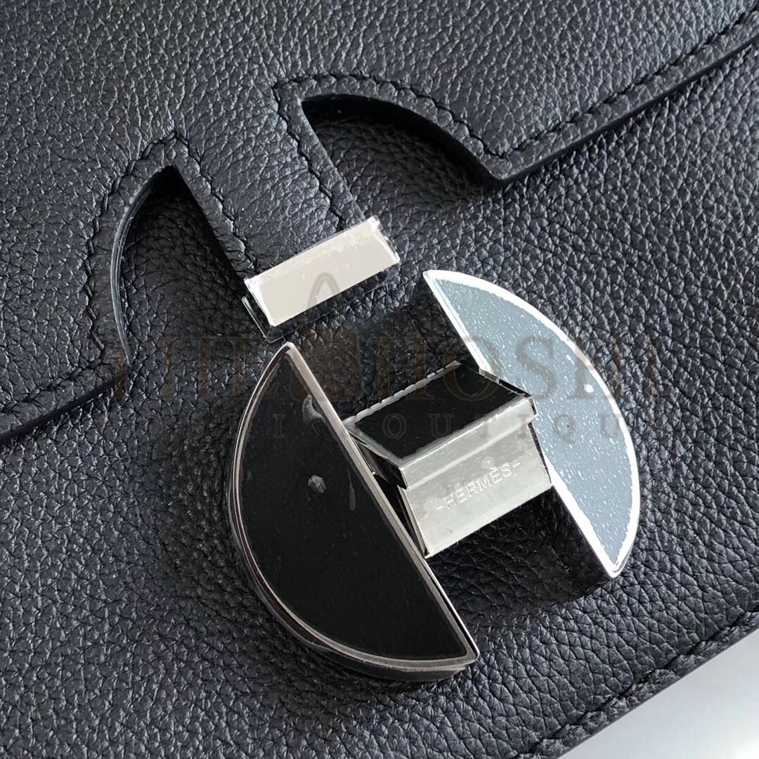 H**me5 2002 20cm Bag In Noir Evercolor Calfskin Master Quality