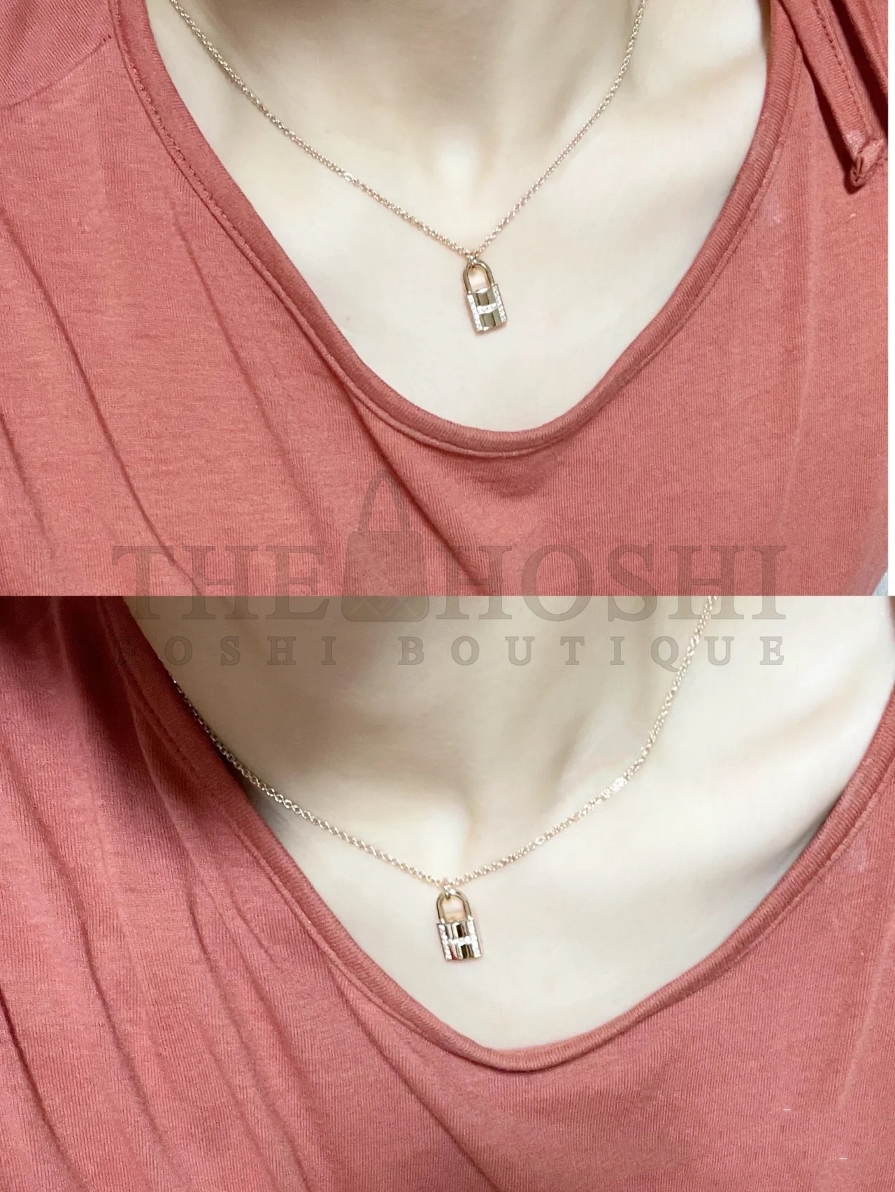 H**me5 Single Lock Necklace with D1am0nds Master Quality