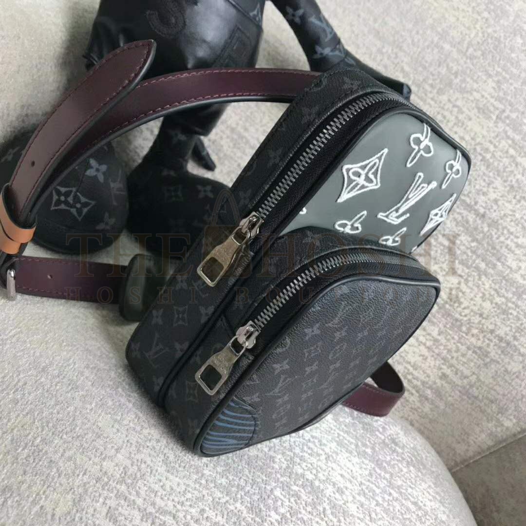 L0vis Vvtt0n LV Men Amazone Sling Bag Monogram Eclipse Canvas Master Quality