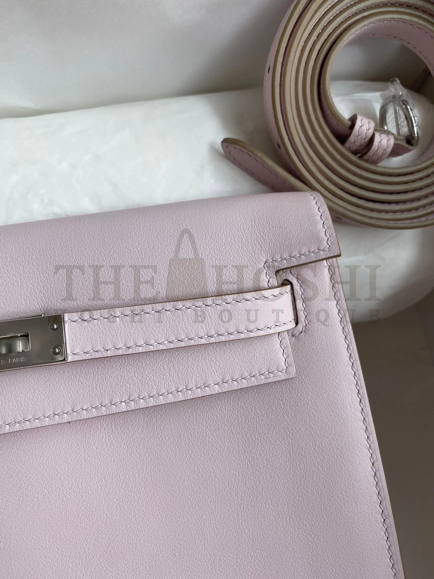 H**me5 Kelly Danse II Bag In Mauve Pale Evercolor Calfskin Master Quality