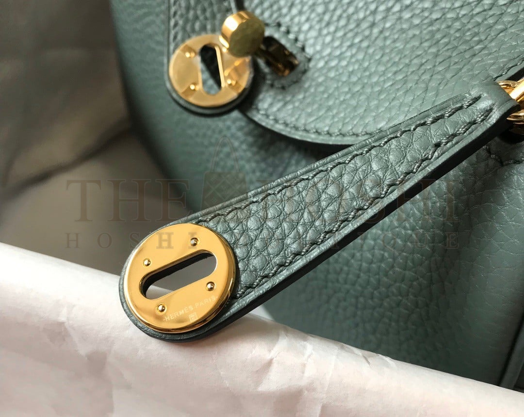 H**me5 Lindy Mini Bag In Vert Amande Clemence Leather GHW Master Quality