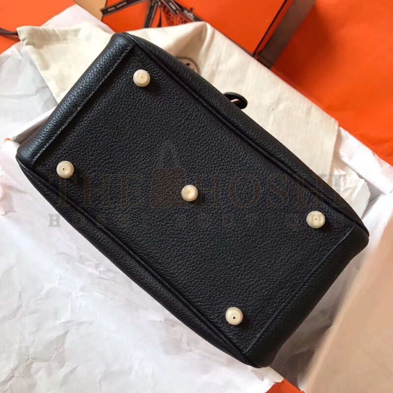 H**me5 Black Lindy 30cm Clemence Handmade Bag Master Quality