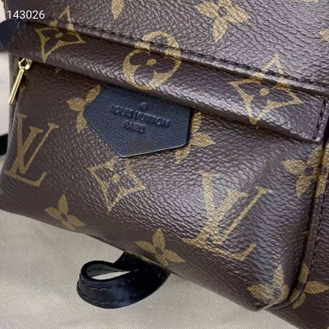 L0vis Vvtt0n LV Unisex Palm Springs Mini Monogram Coated Canvas Textile Lining Master Quality