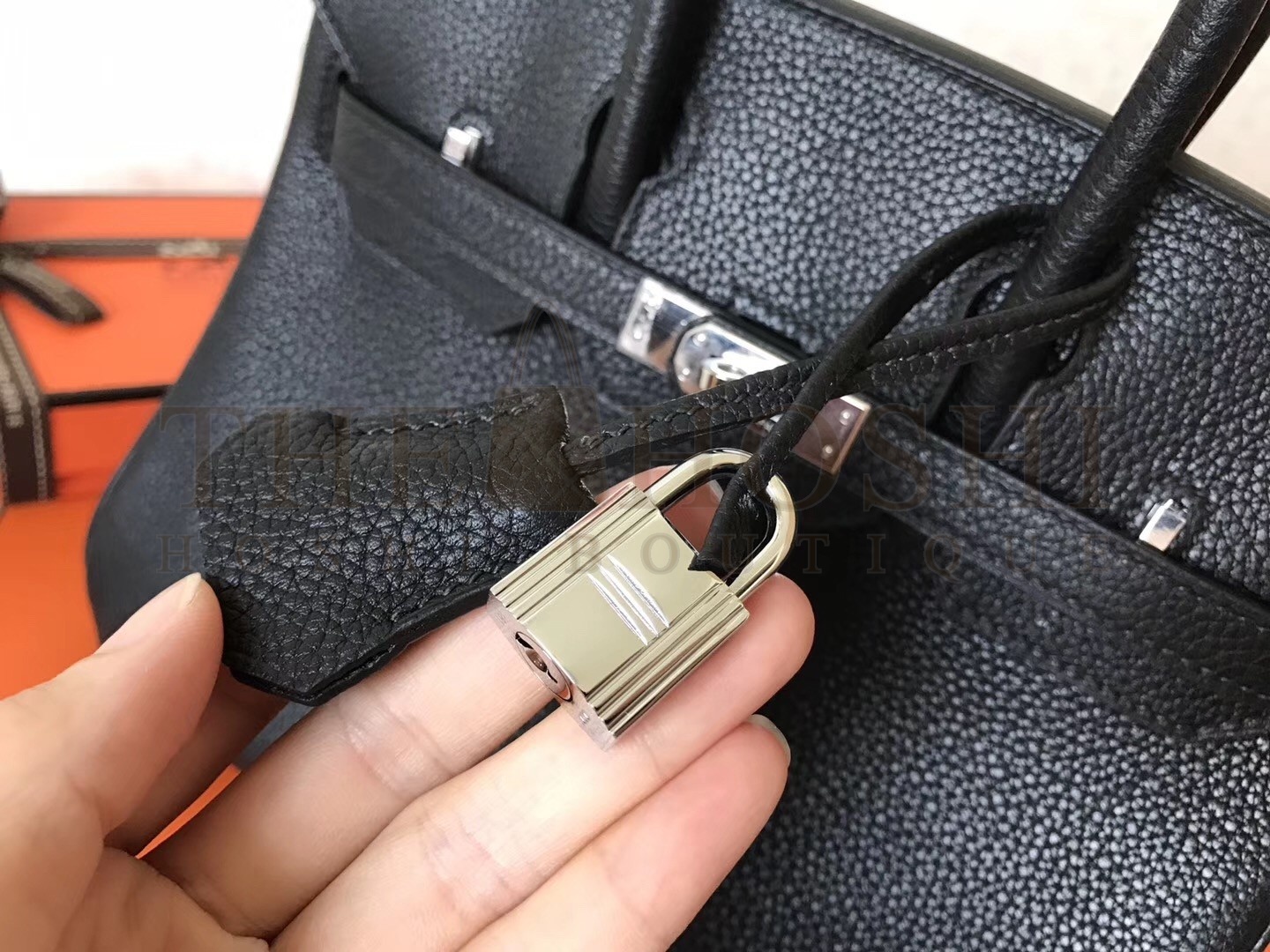 H**me5 Black Birkin 25cm Clemence Handmade Bag Master Quality