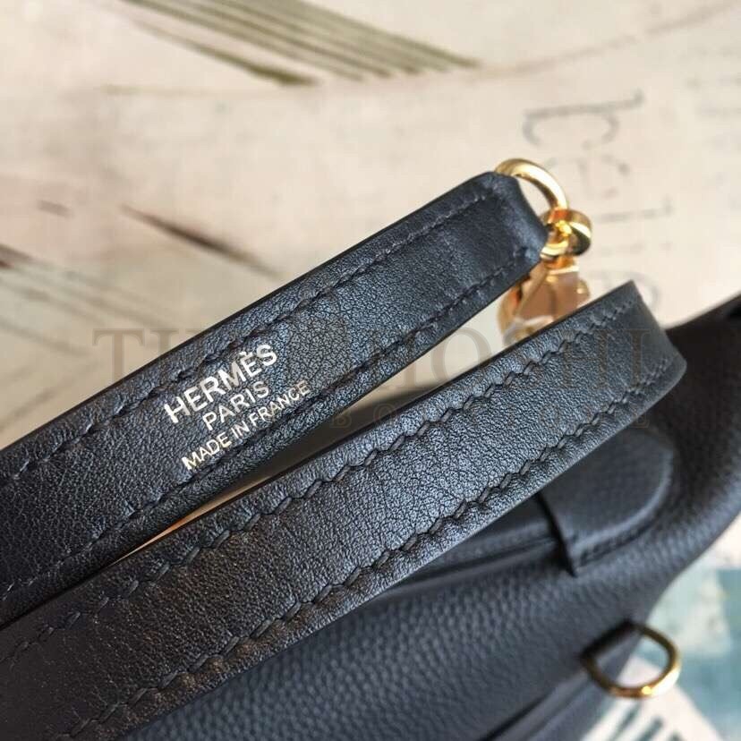 H**me5 24/24 29 Bag In Black Clemence Calfskin Master Quality