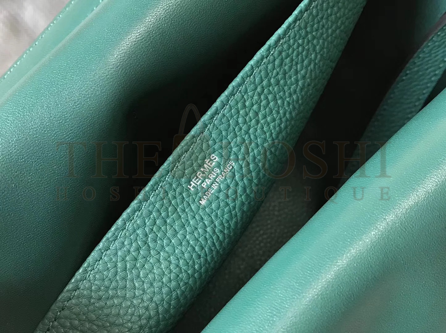 H**me5 Halzan 31cm Bag In Malachite Clemence Leather Master Quality