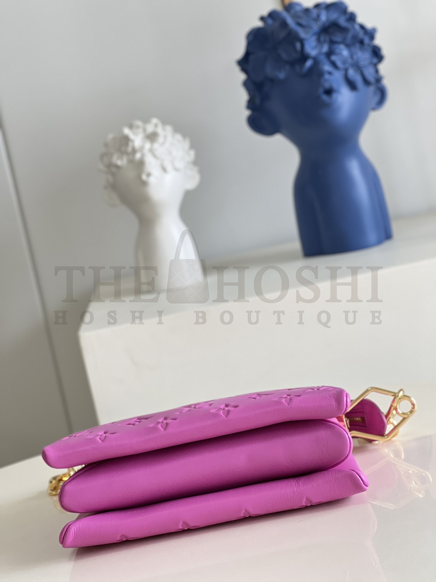 L0vis Vvtt0n LV Women Coussin BB Handbag Orchidee Purple Monogram Embossed Puffy Lambskin Master Quality