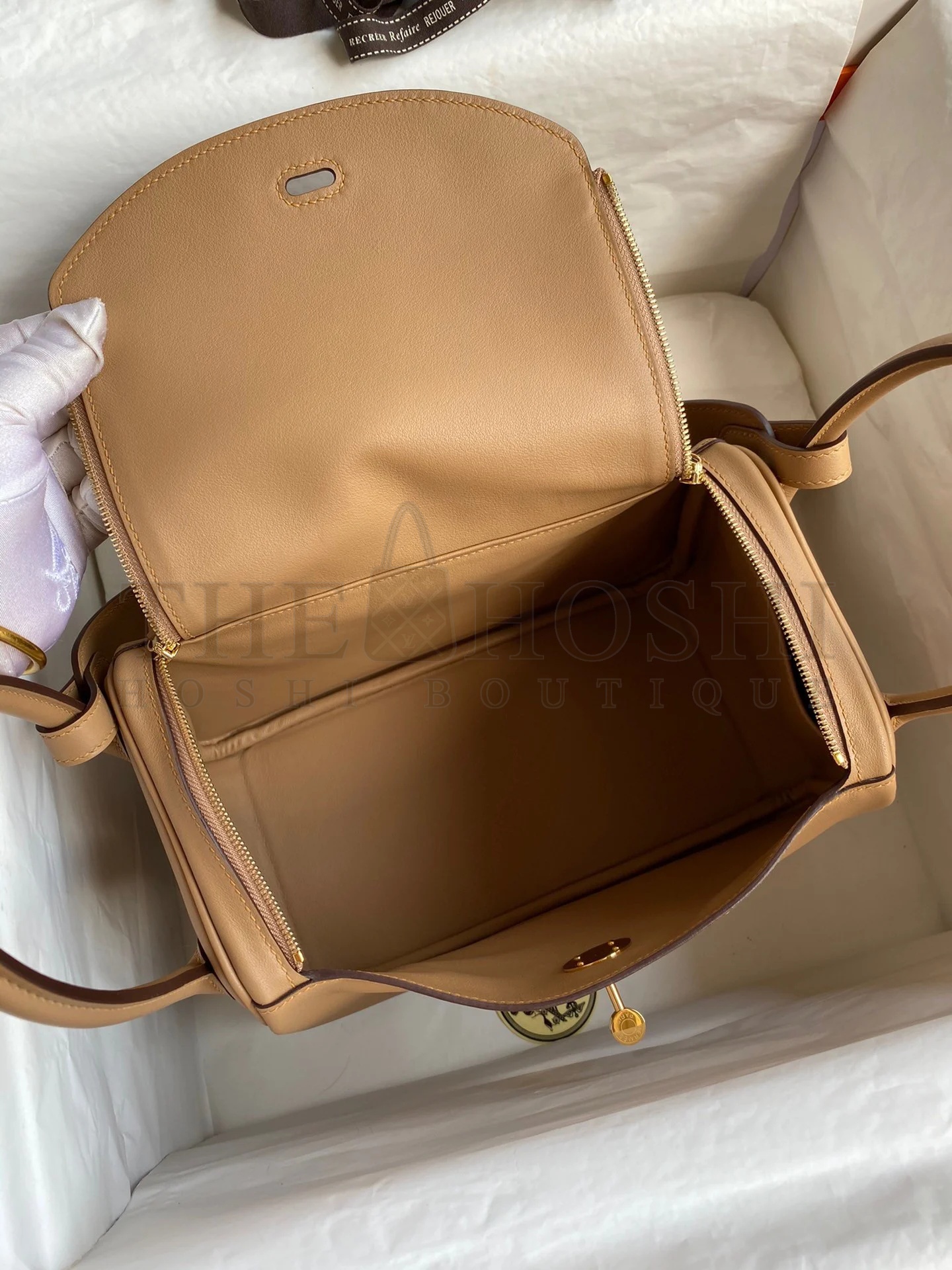 H**me5 Lindy 26 Handmade Bag In Chai Swift Calfskin Master Quality