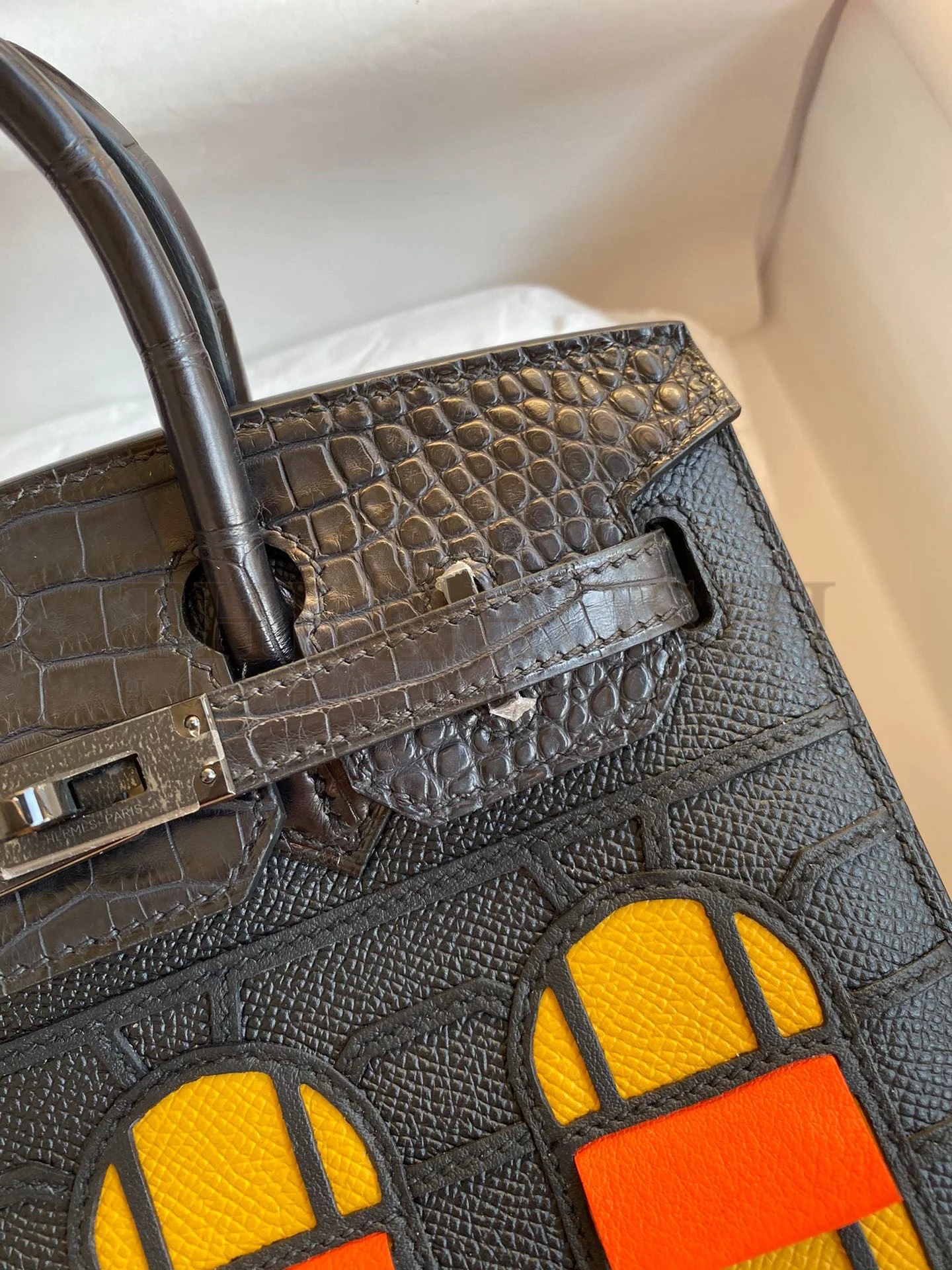 H**me5 So Black Midnight Faubourg Birkin 20 Sellier Limited Edition Bag Master Quality