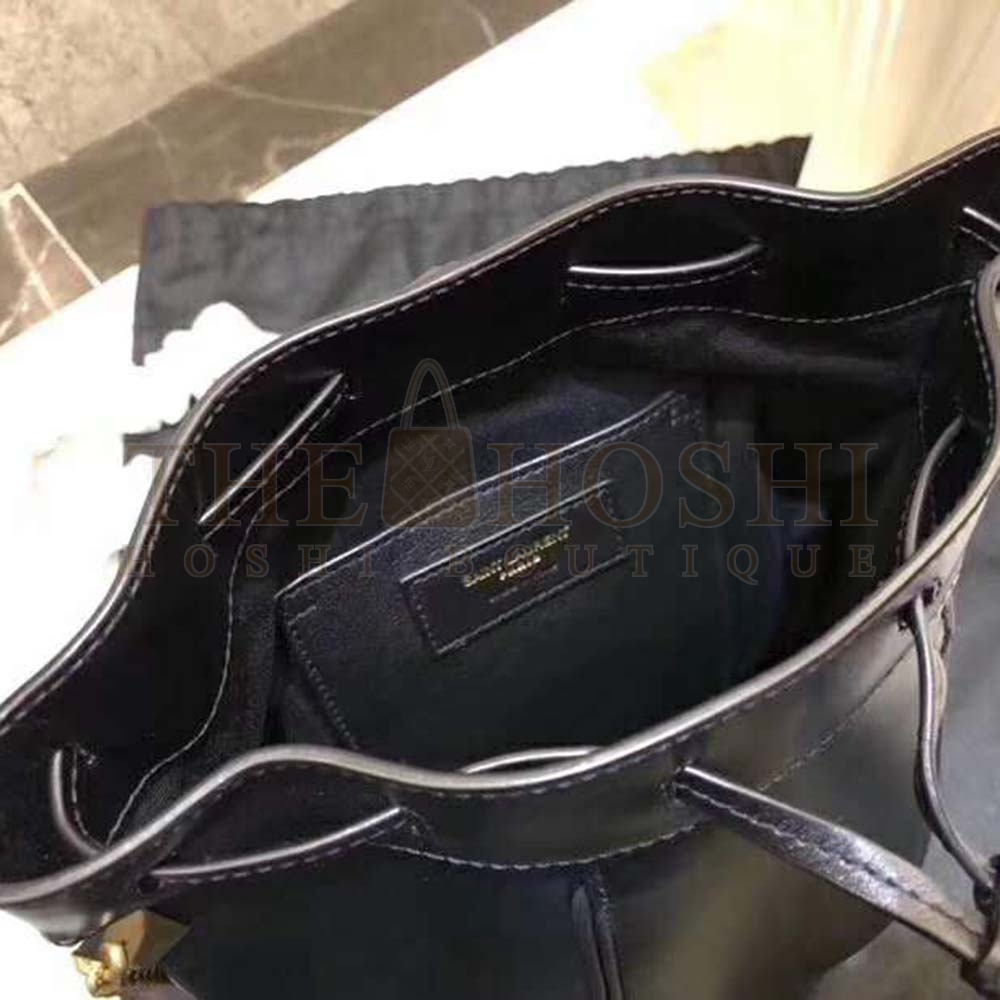 Sa1nt Lau*nt Y51 Women Saffiano Leather Mini Shoulder Bag-Black Master Quality