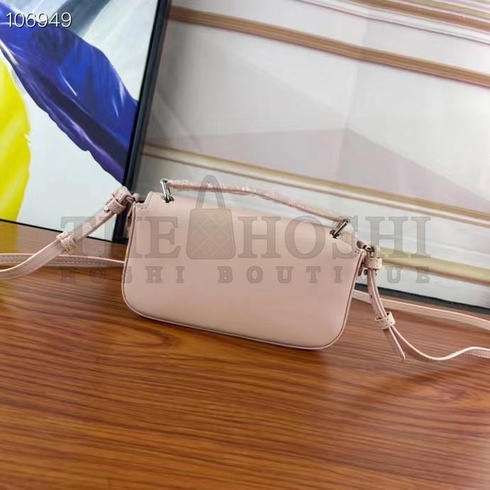 F**di Women FF Baguette Phone Pouch Pink Silk Pouch Master Quality