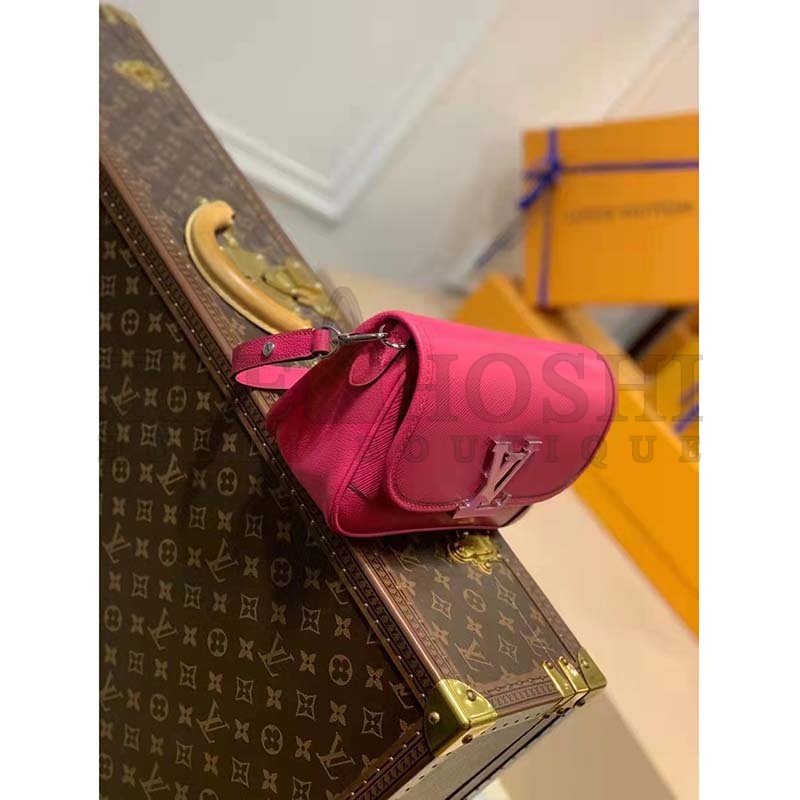 L0vis Vvtt0n LV Women Buci Crossbody Pink Epi Grained Smooth Cowhide Leather Master Quality