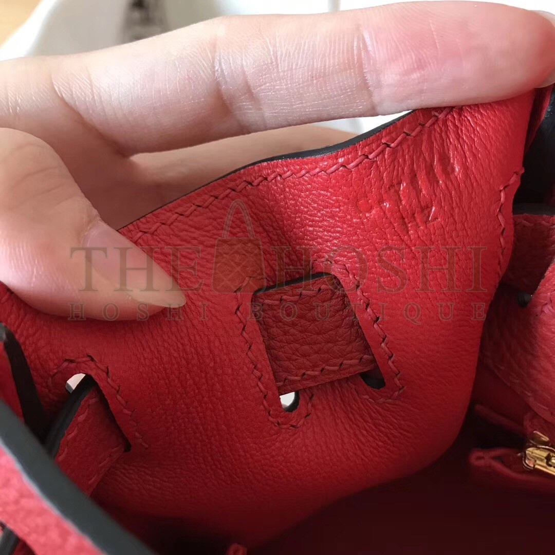 H**me5 Rouge Casaque Clemence Kelly 28cm Handmade Bag Master Quality