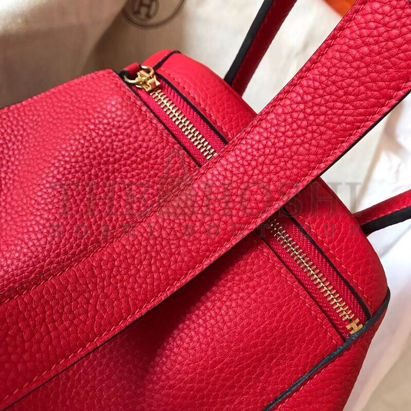 H**me5 Red Lindy 26cm Clemence Handmade Bag Master Quality