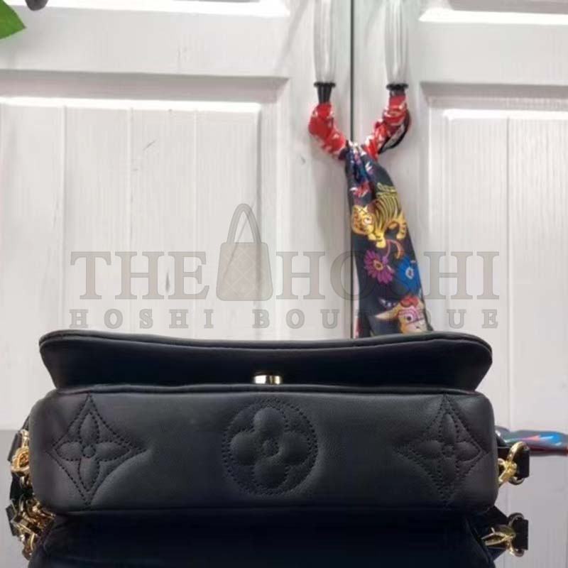 L0vis Vvtt0n LV Women Wallet On Strap Black Monogram Embroidered Leather Master Quality