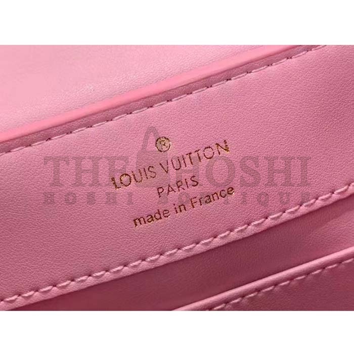 L0vis Vvtt0n LV Women Capucines Mini Handbag Pink Crocodilien Brillant Savoir Faire Master Quality