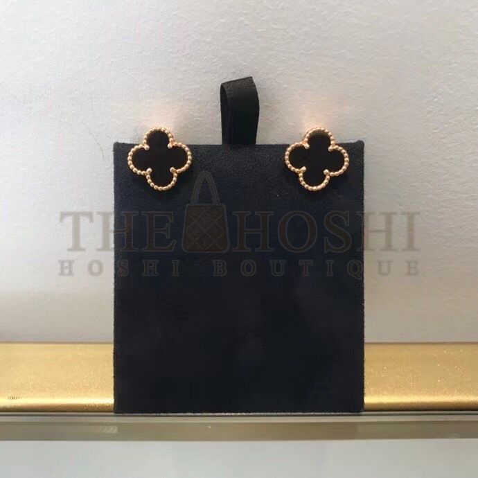 V*n Cl**f Earrings Dupe, Clover Stud Earrings, Vintage Alhambra earrings Dupe Master Quality