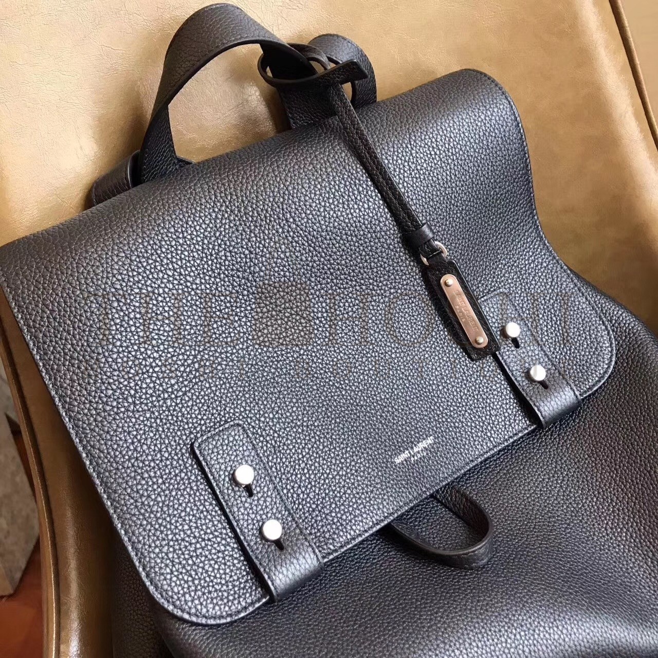 Sa1nt Lau*nt Black Sac De Jour Souple Backpack Master Quality