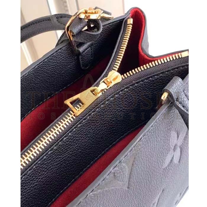 L0vis Vvtt0n LV Women Petit Palais Handbag Noir Embossed Grained Cowhide Leather Master Quality