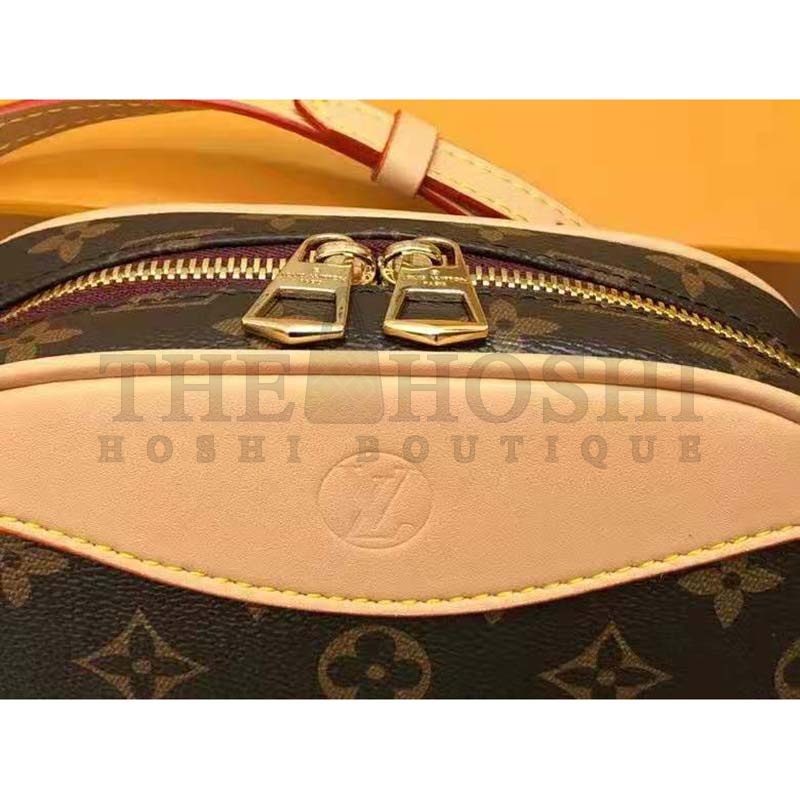 L0vis Vvtt0n LV Women Deauville Mini Handbag Monogram Coated Canvas-Brown Master Quality