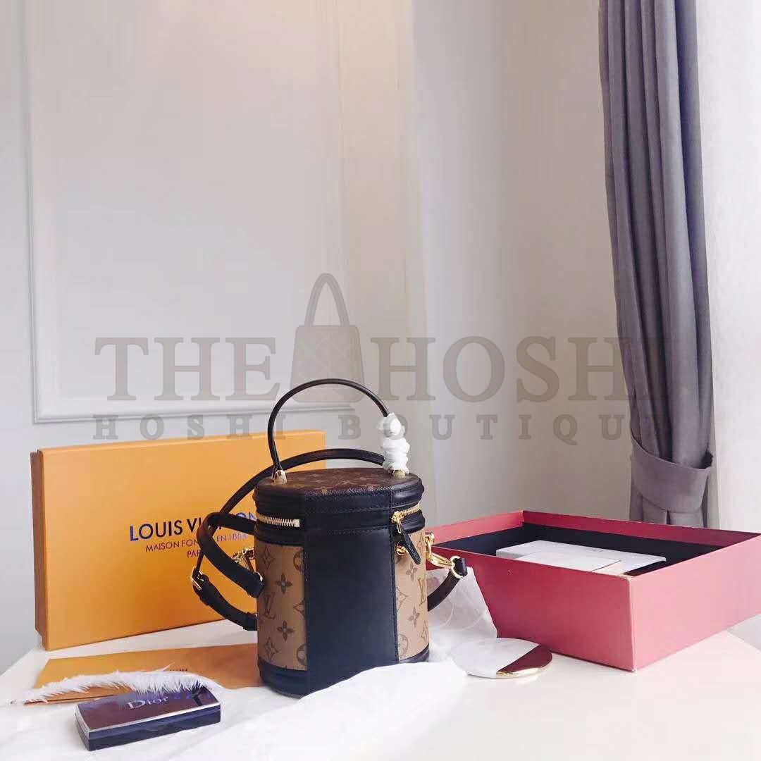 L0vis Vvtt0n LV Women Cannes Handbag in Monogram and Monogram Reverse Coated Canvas Master Quality