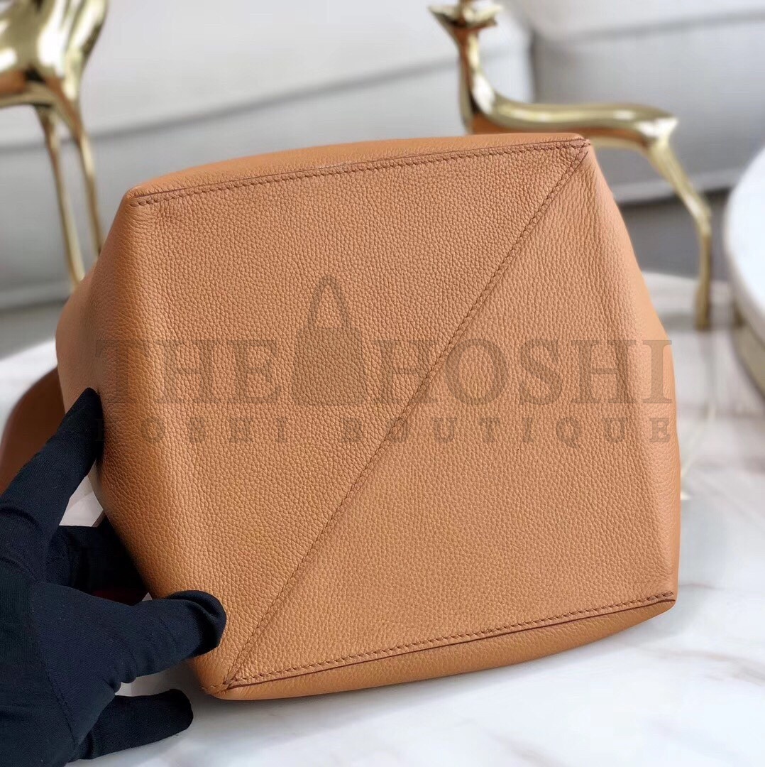 H**me5 Licol 17cm Bag In Tan Evercolor Calfskin Master Quality