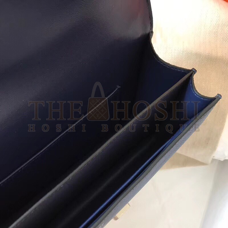 H**me5 Blue Royale Epsom Constance Elan 25cm Bag Master Quality