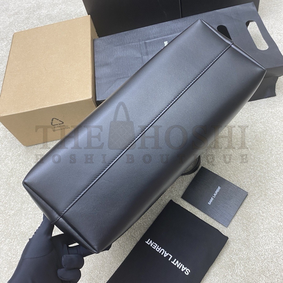 Sa1nt Lau*nt Shopping Tote Bag in Black Leather Master Quality