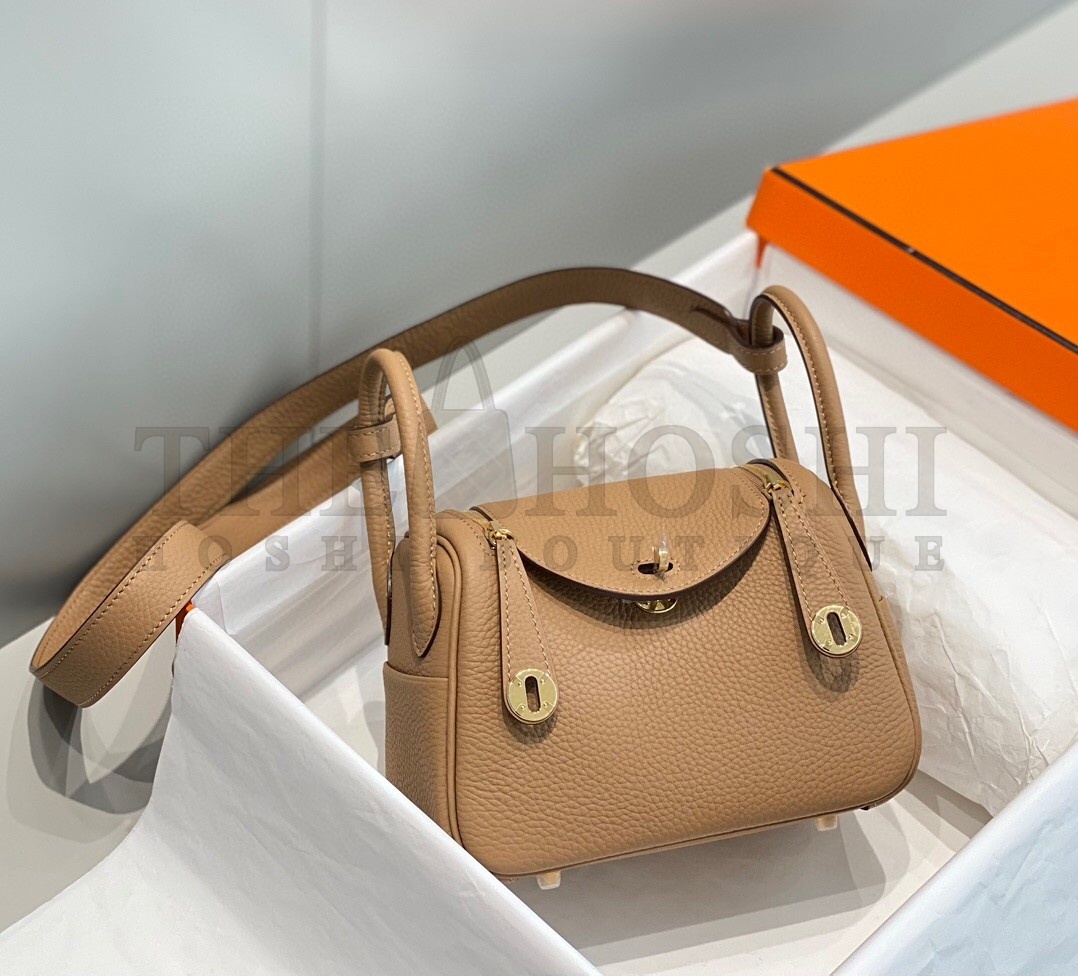 H**me5 Lindy Mini Bag In Chai Clemence Leather GHW Master Quality