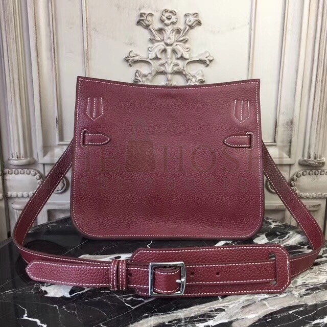 H**me5 Bordeaux Clemence Jypsiere 28cm Bag Master Quality