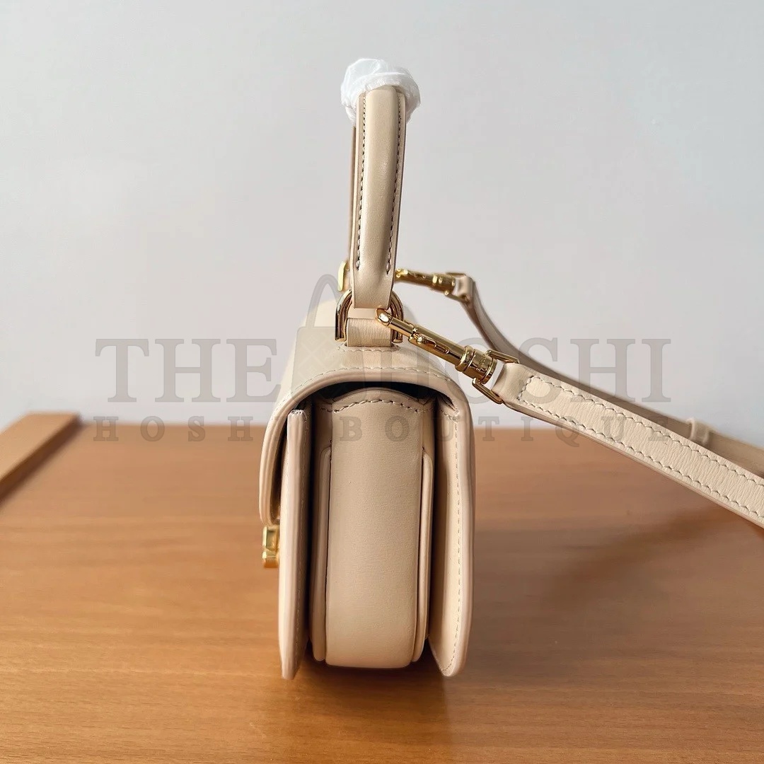 Ce1i*e Mini Besace Clea Bag in Nude Calfskin Master Quality