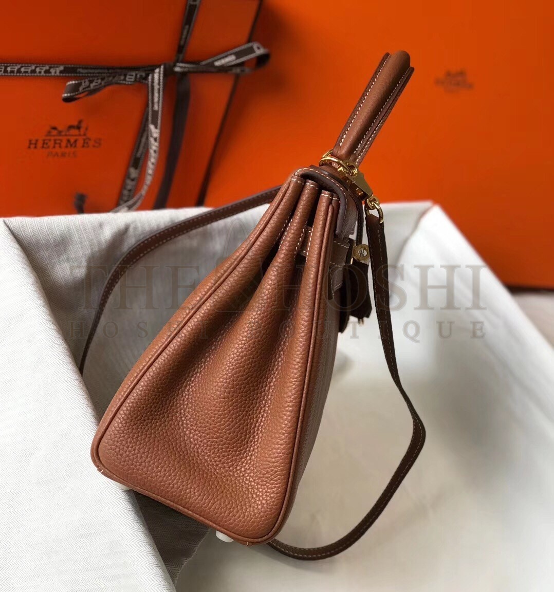 H**me5 Brown Clemence Kelly 28cm Bag Master Quality