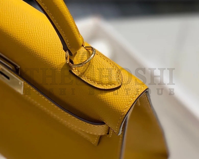 H**me5 Kelly 28cm Sellier Bag in Yellow Epsom Calfskin GHW Master Quality
