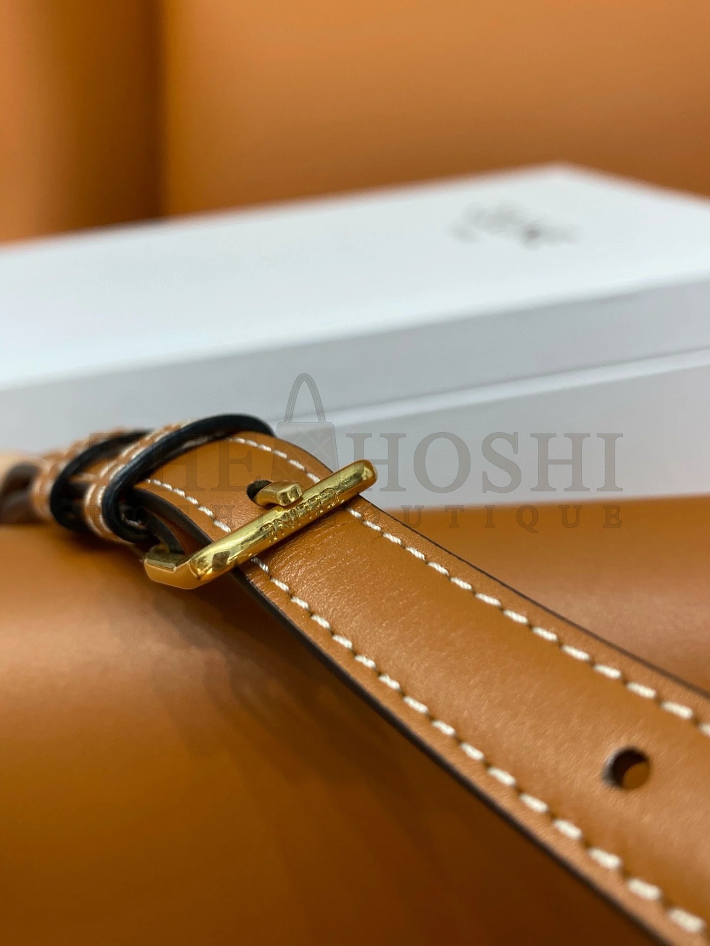 Ce1i*e Claude Shoulder Bag in Brown Calfskin Master Quality