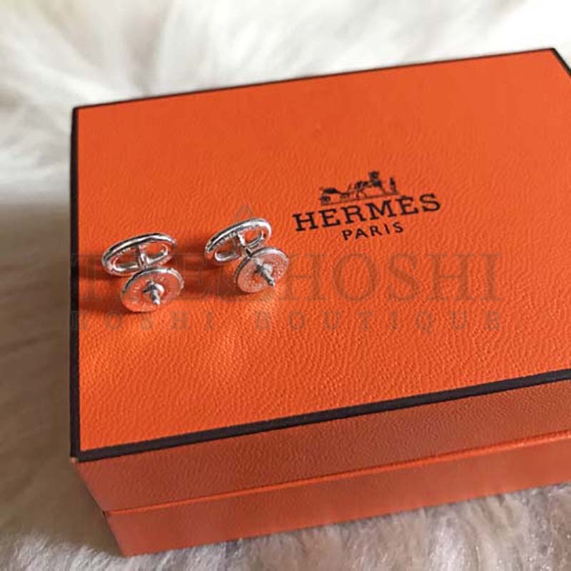 H**me5 Women Chaine D’Ancre Earrings Very Small Model Jewelry Silver Master Quality