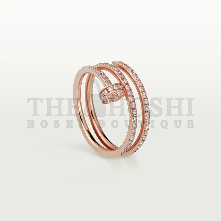 Ca*t1er Nail Ring Full of D1am0nds Master Quality