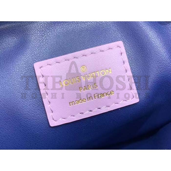L0vis Vvtt0n LV Women Coussin PM Handbag Light Purple Lambskin Zip Closure Master Quality