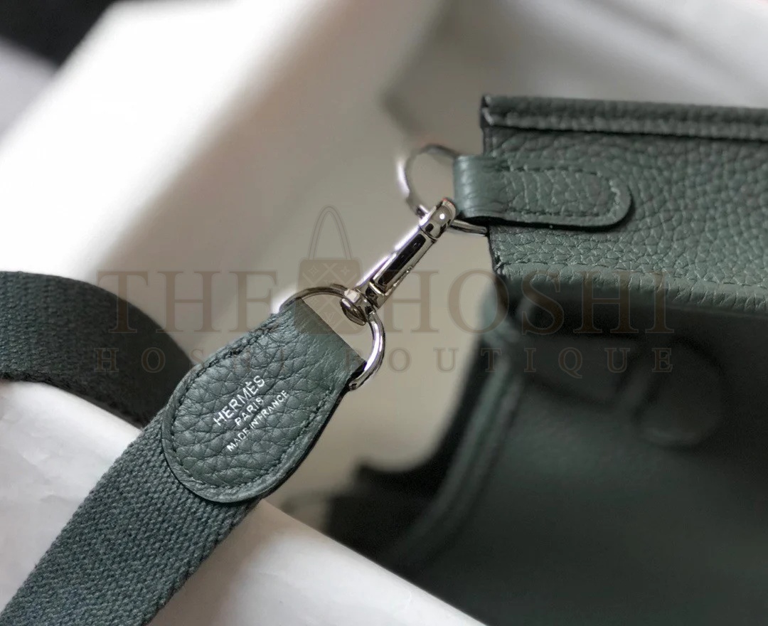 H**me5 Evelyne III Mini Bag In Vert Amande Clemence Leather Master Quality
