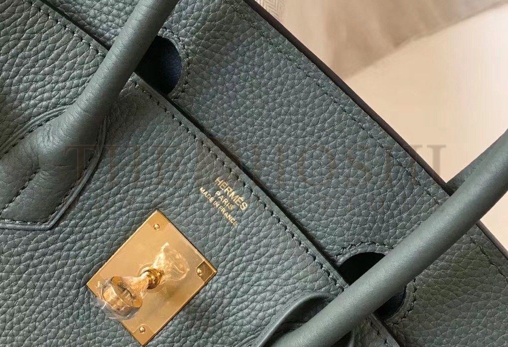 H**me5 Vert Amande Clemence Birkin 35cm Bag Master Quality